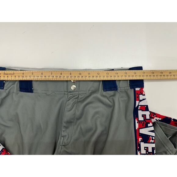 Baseball Pants Size 34 Gray with Red White Blue Camo Accents Never Forgotten BBQ - Picture 8 of 12